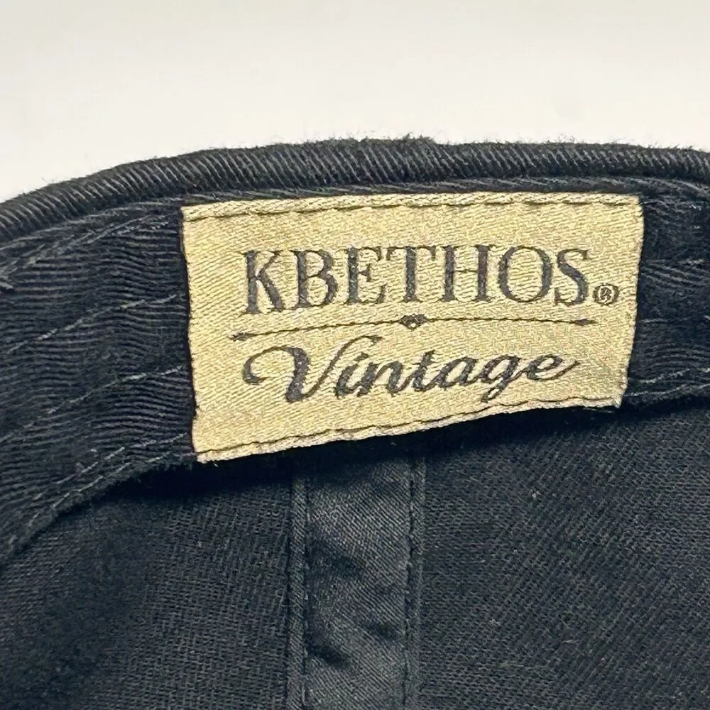 KBETHOS USA Flag Hat Distressed Cap Womens Adjustable Black Pink‎